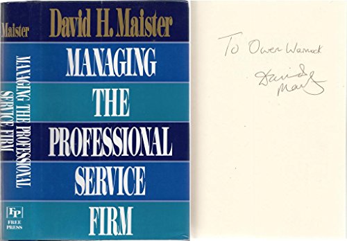 cover image Managing the Professional Service Firm