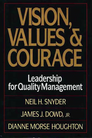 cover image Vision, Values & Courage