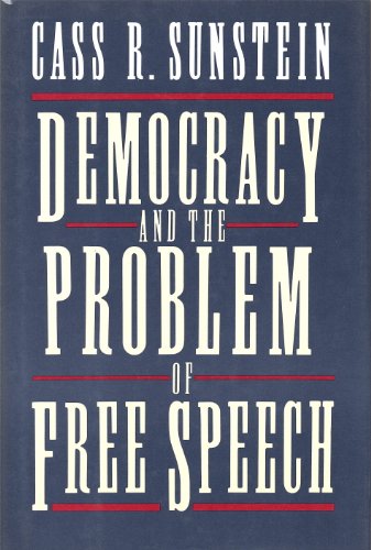 cover image Democracy and the Problem of Free Speech