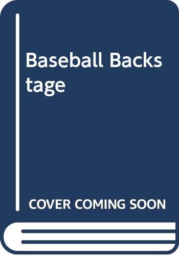 cover image Baseball Backstage