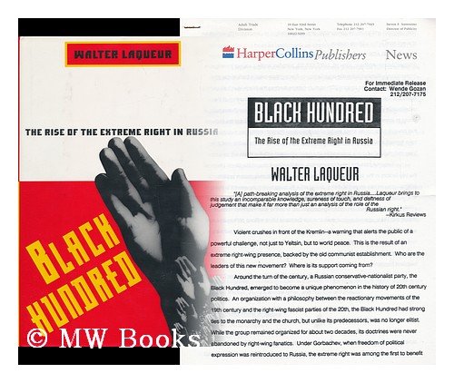 cover image Black Hundred: The Rise of the Extreme Right in Russia