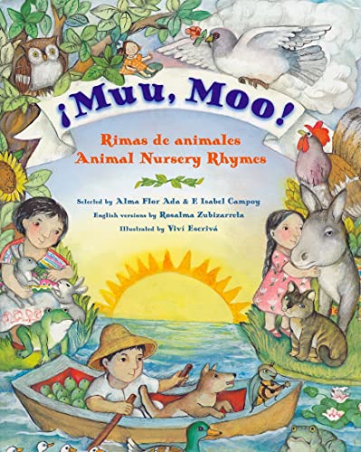 cover image Muu, Moo!: Rimas de animals/Animal Nursery Rhymes