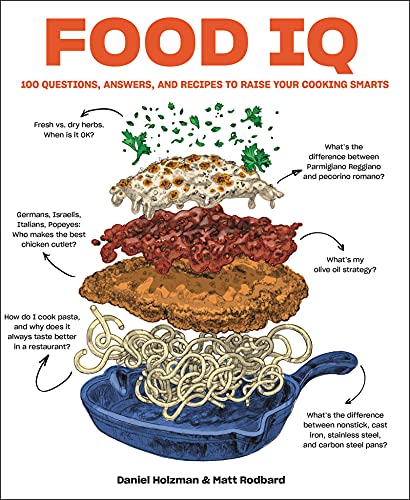 cover image Food IQ: 100 Questions, Answers, and Recipes to Raise Your Cooking Smarts