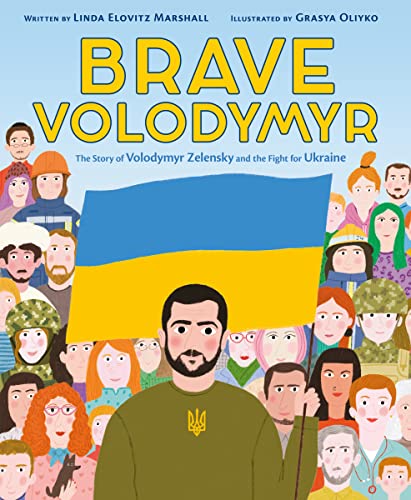 cover image Brave Volodymyr: The Story of Volodymyr Zelensky and the Fight for Ukraine