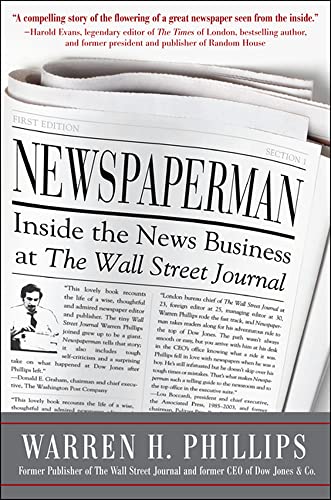 cover image Newspaperman: Inside the News Business at The Wall Street Journal