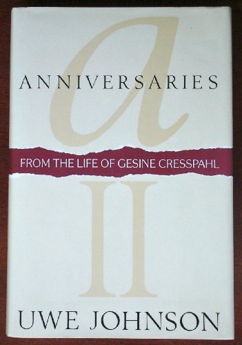 cover image Anniversaries II: From the Life of Gesine Cresspahl