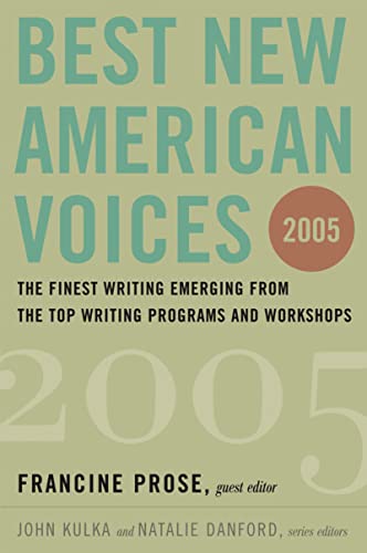cover image BEST NEW AMERICAN VOICES 2005