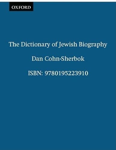 cover image The Dictionary of Jewish Biography