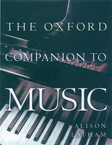 cover image THE OXFORD COMPANION TO MUSIC