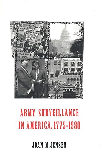 cover image Army Surveillance in America, 1775-1980