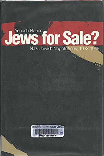 cover image Jews for Sale?: Nazi-Jewish Negotiations, 1933-1945