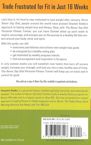 cover image The Never Say Diet Personal Fitness Trainer: Sixteen Weeks to Achieve Your Goal of a Healthy Lifestyle