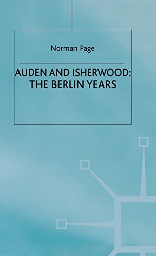 cover image Auden and Isherwood