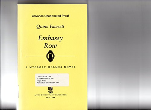 cover image Embassy Row: A Mycroft Holmes Novel