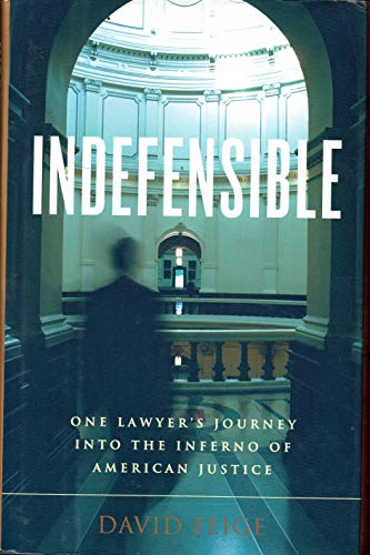 cover image Indefensible: One Lawyer's Journey into the Inferno of American Justice