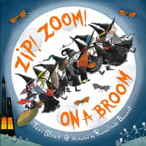 cover image Zip! Zoom! On a Broom
