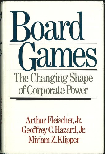 cover image Board Games: The Changing Shape of Corporate Power