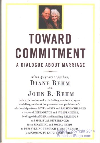 cover image TOWARD COMMITMENT: A Dialogue About Marriage