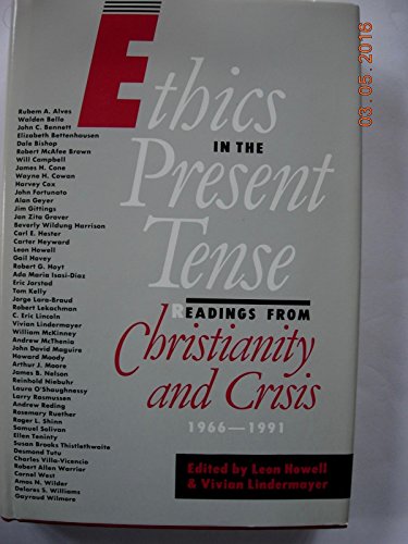 cover image Ethics in the Present Tense: Christianity and Crisis 1966-1991