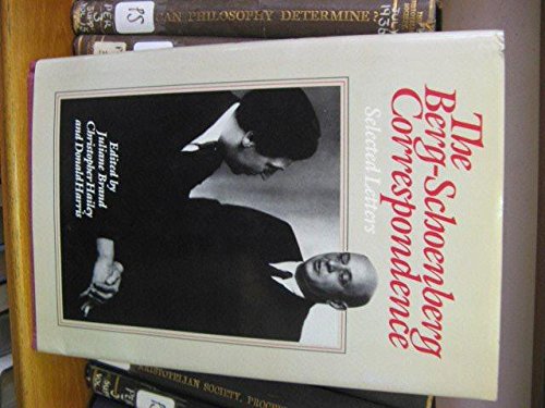 cover image The Berg-Schoenberg Correspondence: Selected Letters