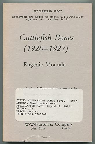cover image Cuttlefish Bones: 1920-1927