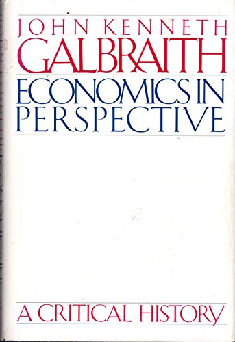 cover image Economics in Perspective: A Critical History