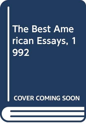cover image The Best American Essays 1992