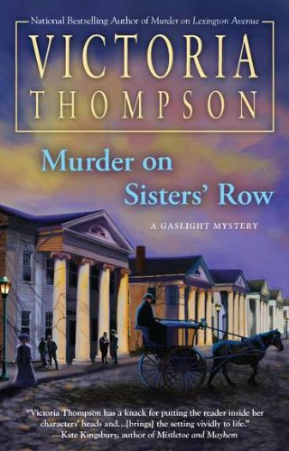 cover image Murder on Sisters' Row: A Gaslight Mystery