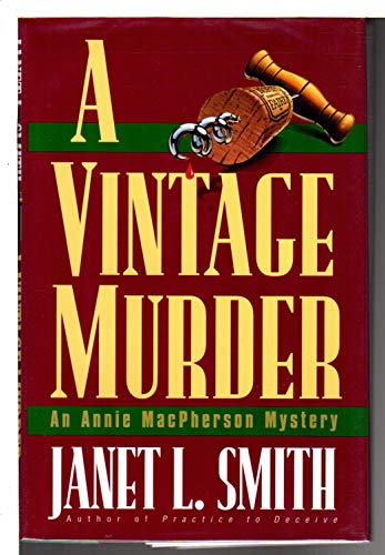 cover image A Vintage Murder