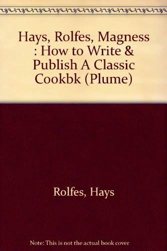 cover image How to Write and Publish a Classic Cookbook
