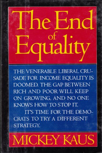 cover image The End of Equality