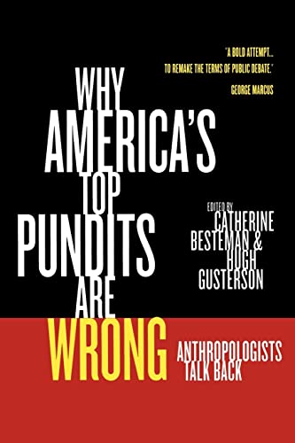 cover image Why America's Top Pundits Are Wrong: Anthropologists Talk Back