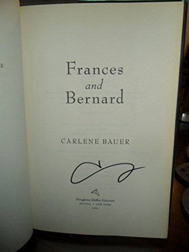 cover image Frances and Bernard