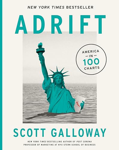 cover image Adrift: America in 100 Charts