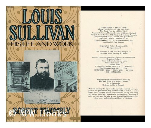 cover image Louis Sullivan: 2his