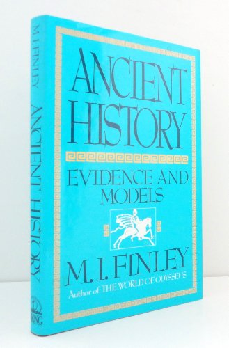 cover image Ancient History: 2evidence and Models