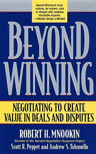 cover image Beyond Winning: Negotiating to Create Value in Deals and Disputes