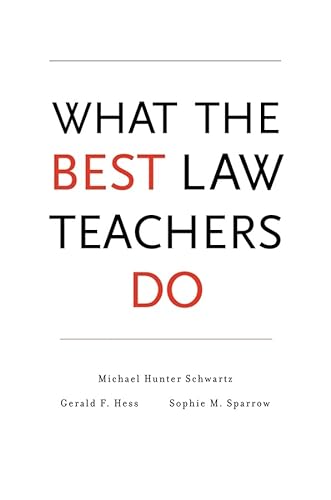 cover image What the Best Law Teachers Do
