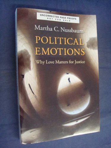 cover image Political Emotions: Why Love Matters for Justice
