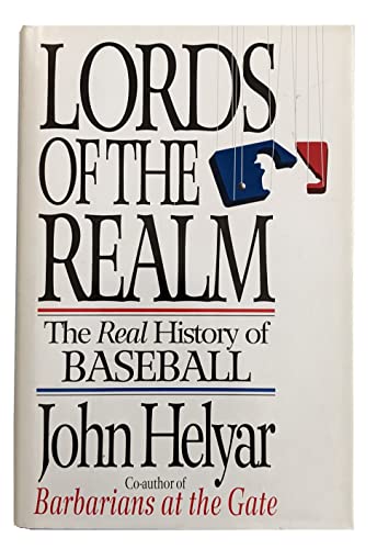 cover image Lords of the Realm:: The Real History of Baseball