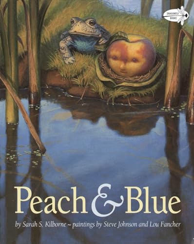 cover image Peach and Blue