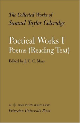 cover image Poetical Works I: Poems