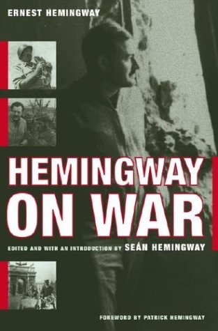 cover image Hemingway on War