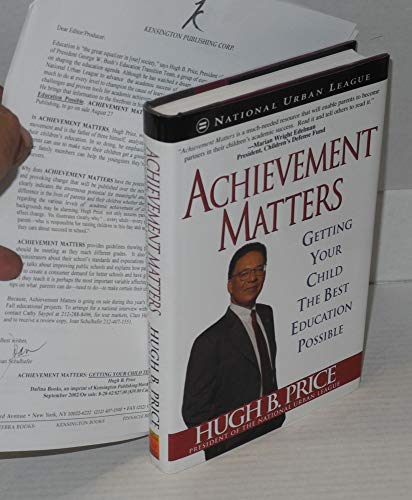 cover image Achievement Matters: Getting Your Child the Best Education Possible