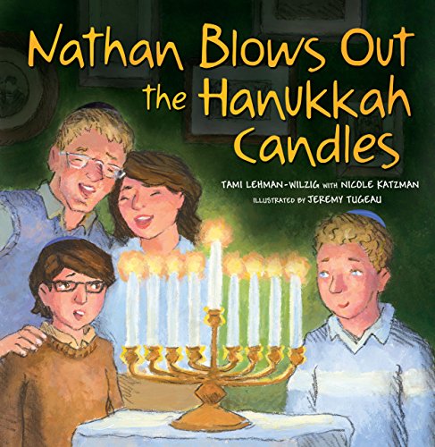 cover image Nathan Blows Out 
the Hanukkah Candles