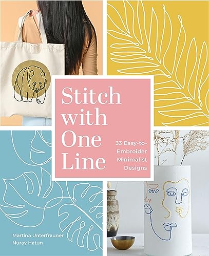 cover image Stitch with One Line: 33 Easy-to-Embroider Minimalist Designs