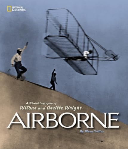 cover image Airborne: A Photobiography of Wilbur and Orville Wright