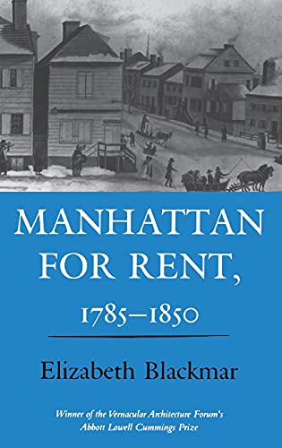 cover image Manhattan for Rent, 17851850