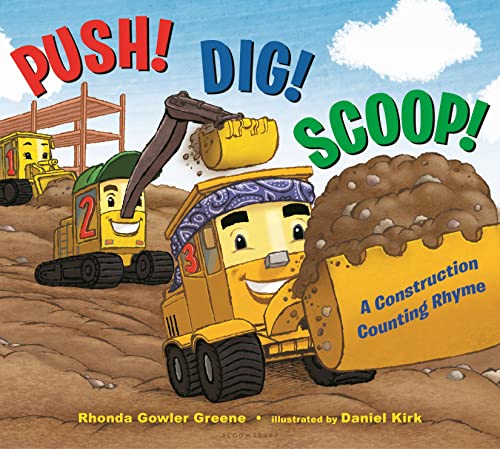 cover image Push! Dig! Scoop! A Construction Counting Rhyme