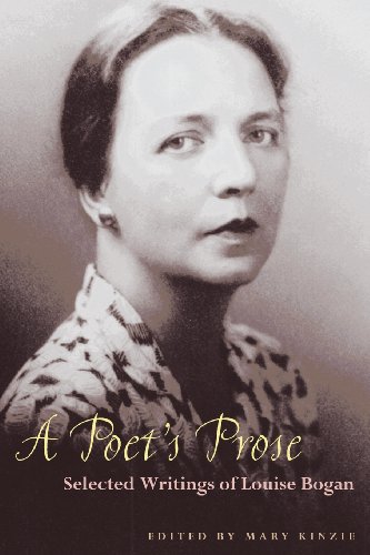 cover image A Poet's Prose: Selected Writings of Louise Bogan